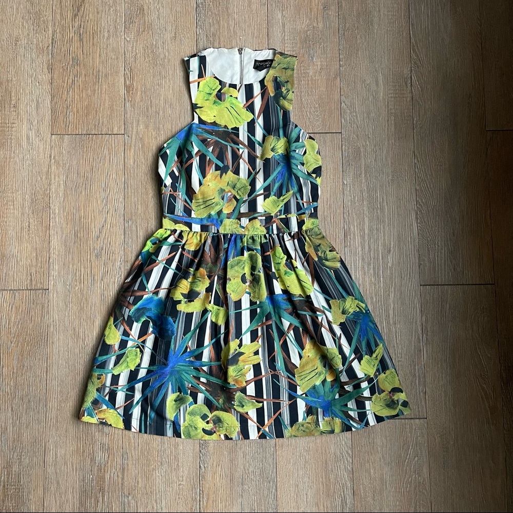 Topshop - Women's - Modern, Topical Fit and Flare - Size 2